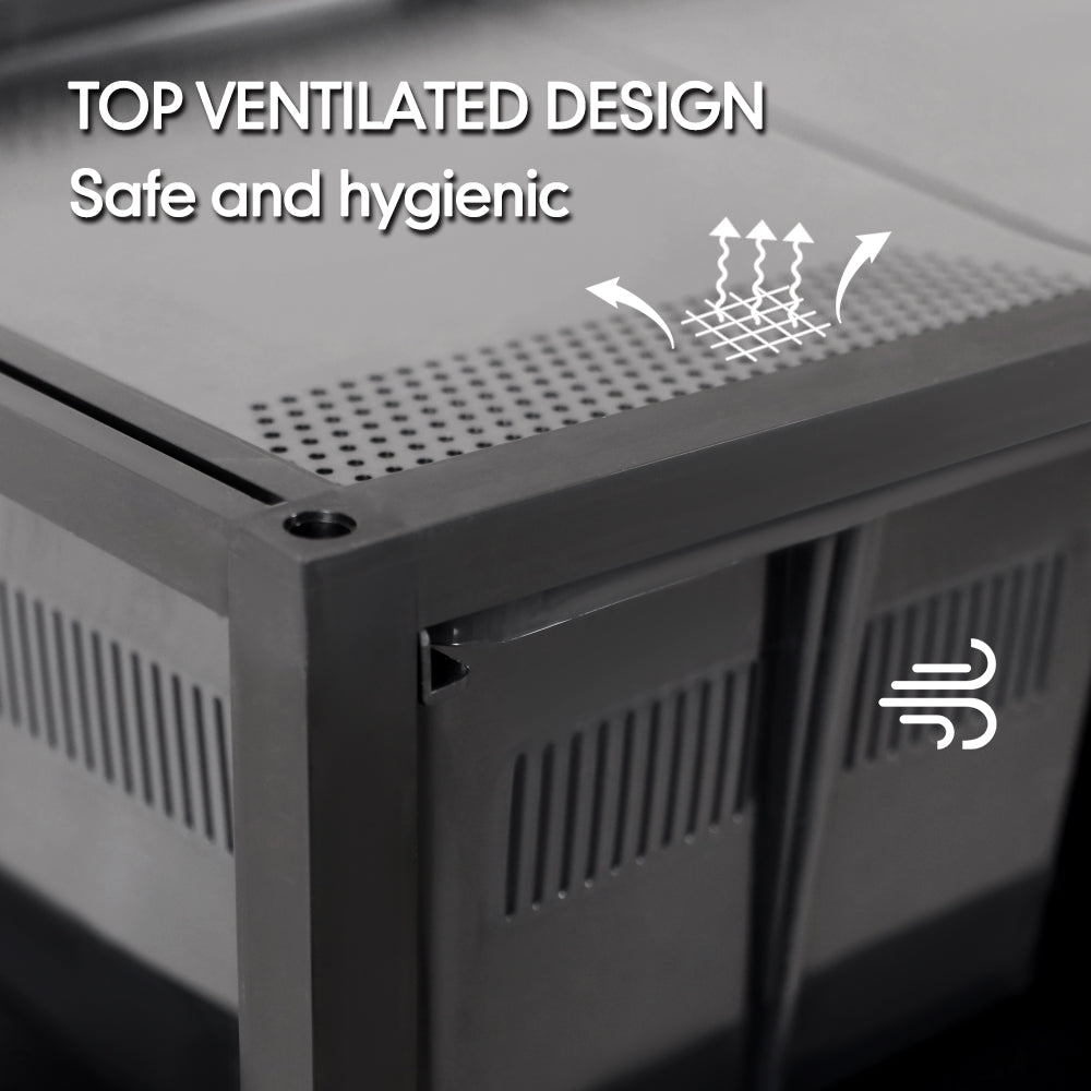 Aluminum alloy crawling cabinet, Reptile breeding nursery cabinet, integrated cabinet reptile rearing thermostatic incubator