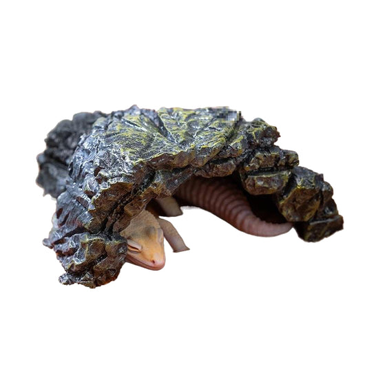 Crawling pet hiding house imitation natural rock cave terrarium aquascape pet decoration